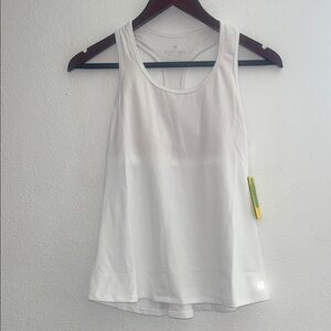 EleVen by Venus Williams White Sleeveless Tank Top